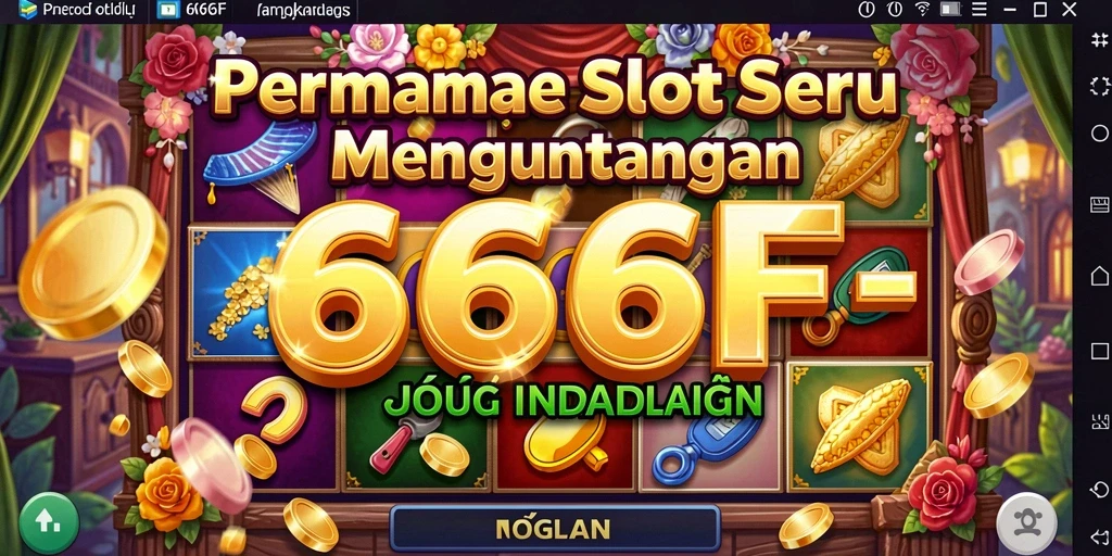 Tampilan gameplay menarik dari Slot 666F dengan variasi tema.