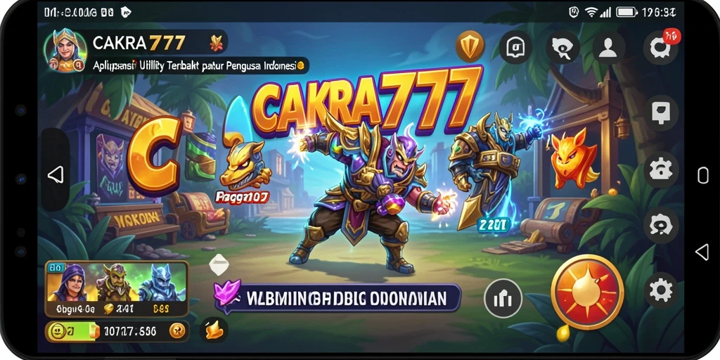 Tampilan antarmuka CAKRA777 yang modern dan fungsional.