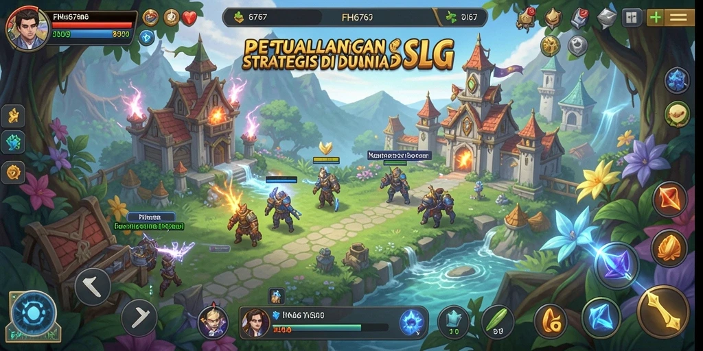 Screenshot FH6767 menampilkan aksi strategis yang intens.