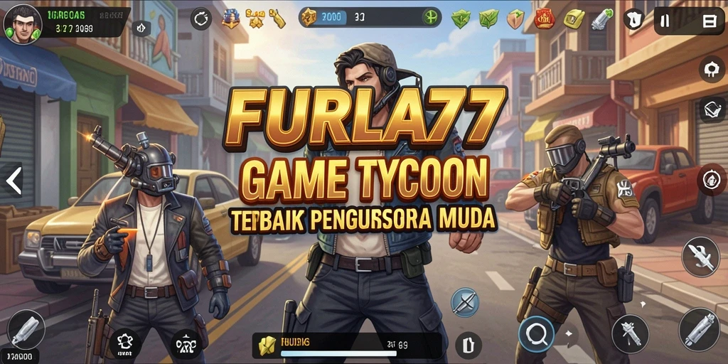 Screenshot FURLA77 menampilkan suasana gameplay Tycoon yang seru.