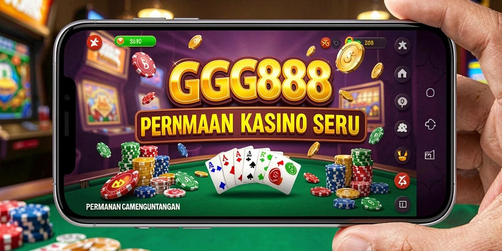Tampilan gameplay Kasino di aplikasi GGG888 yang menarik.
