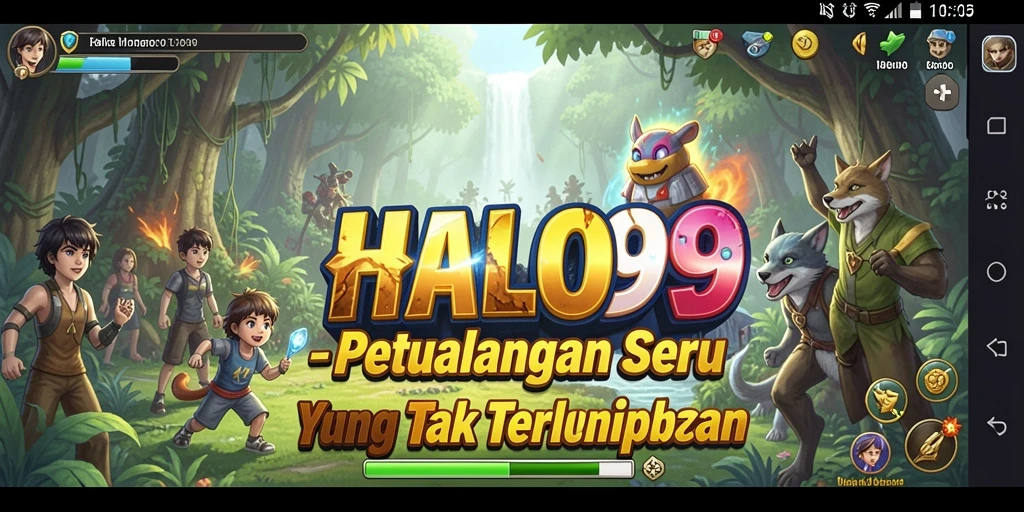 Gameplay HALO99 menampilkan petualangan seru dan tantangan menarik.