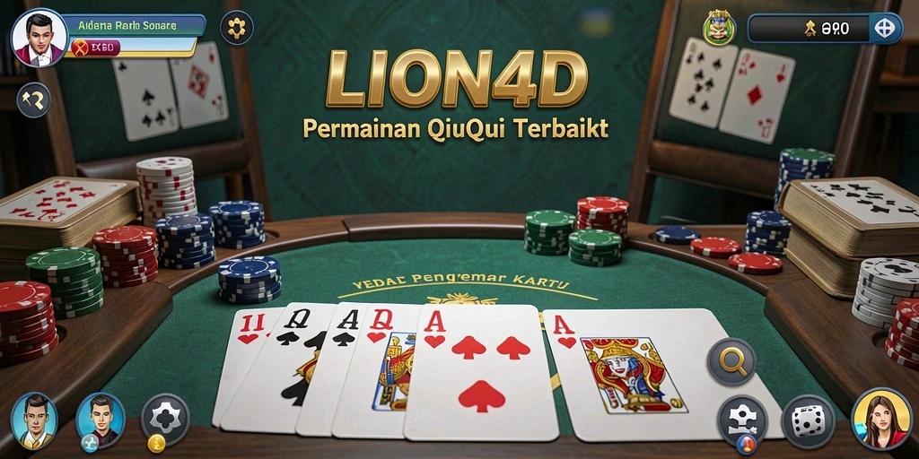 Tampilan gameplay menarik dari LION4D saat bermain QiuQiu.