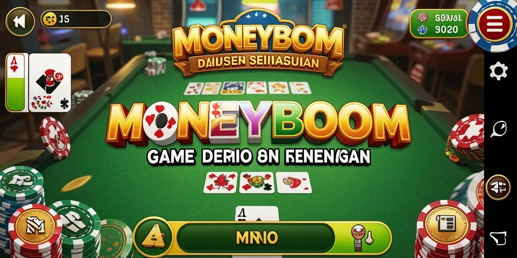 Tampilan gameplay MONEYBOOM yang menarik dan interaktif.