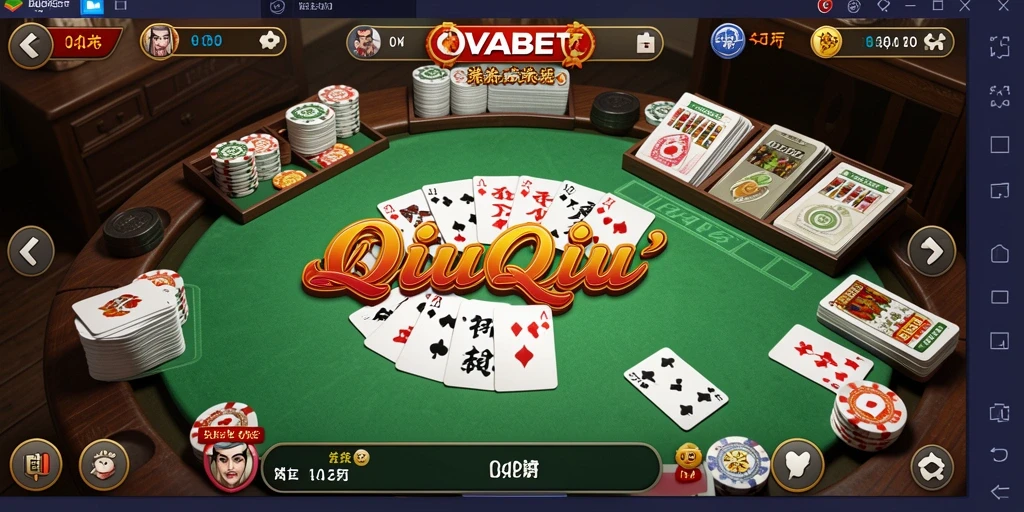 Screenshot gameplay QiuQiu yang menegangkan di OVABET.