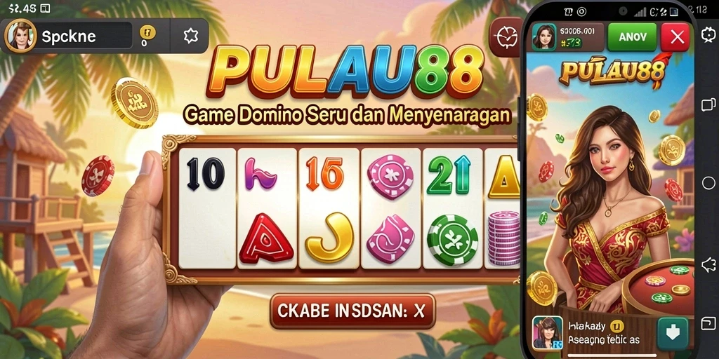 Gameplay seru di <strong>PULAU88</strong> menunjukkan strategi Domino yang berbeda.