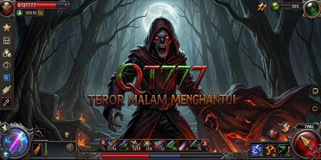 Tampilan gameplay QT777 yang menakutkan dan menegangkan.