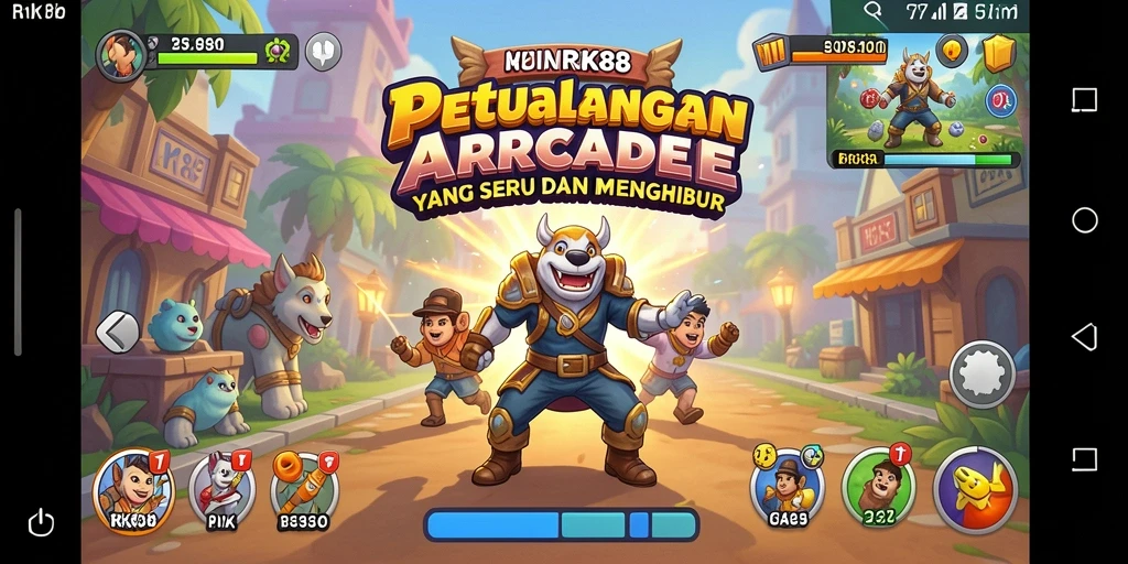 Gameplay RK88 yang seru dan penuh tantangan di dunia Arcade.