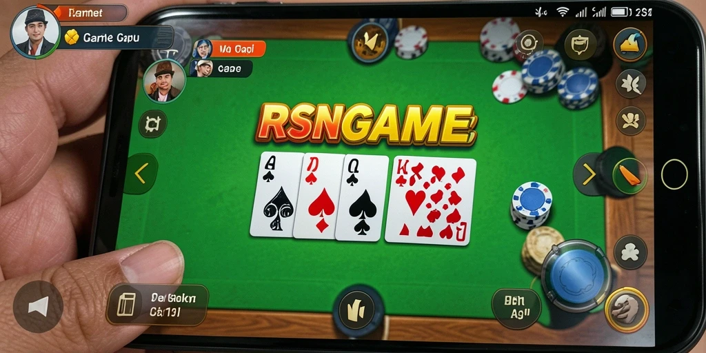 Tampilan gameplay Gaple RSNGAME yang menarik dan interaktif.