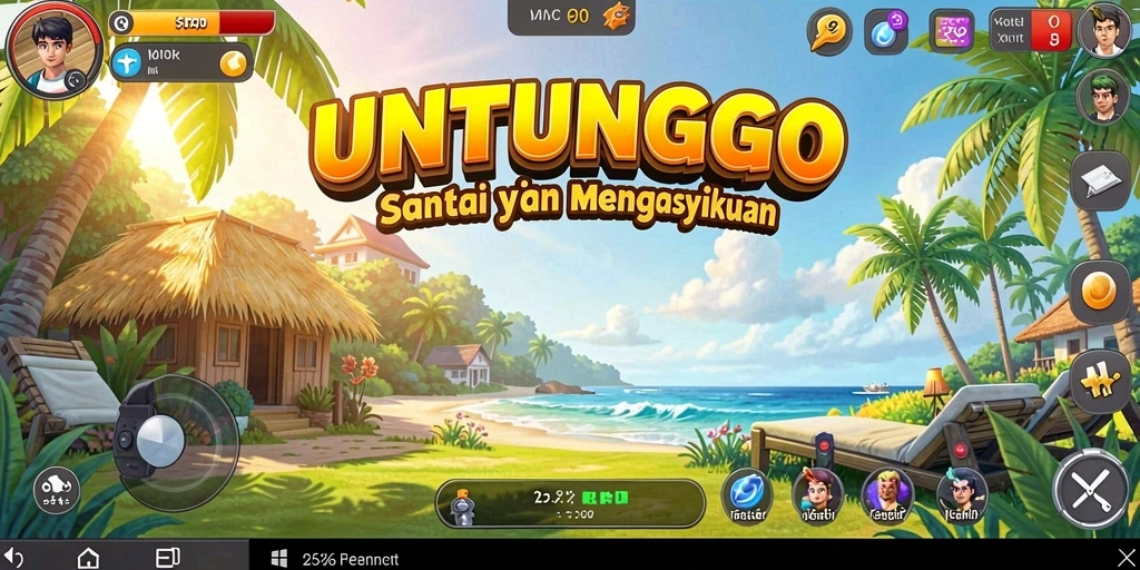 Screenshot UNTUNGGO menampilkan gameplay yang seru dan menghibur.