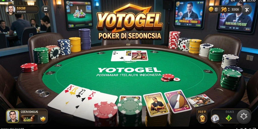 Screenshot YOTOGEL menampilkan gameplay khas Poker yang mendebarkan.