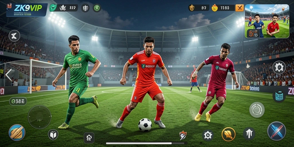 Tampilan gameplay ZK9VIP yang menyenangkan dan kompetitif.
